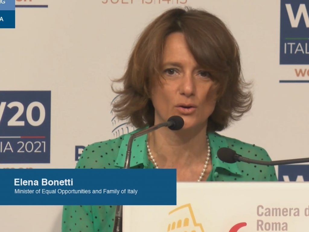 Elena Bonetti, ministra per le Pari opportunità e la famiglia