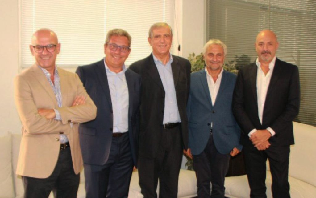 Pietro Cerretani, Roberto Silva Coronel, Roberto Masiero, Ezio Viola ed Emilio Mango.