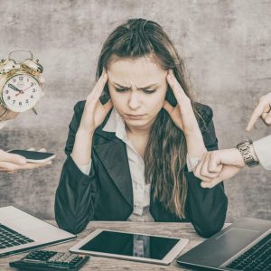 rischio burnout, dipendenti stressati
