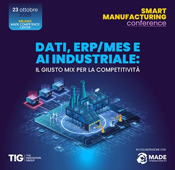 SMART MANUFACTURING CONFERENCE – DATI, ERP/MES E AI INDUSTRIALE